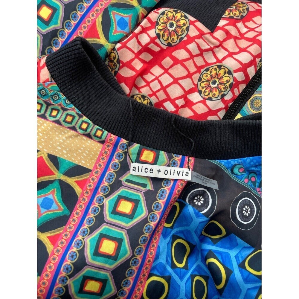 Alice + Olivia Lonnie Reversible Bomber Medium - Picture 8 of 10